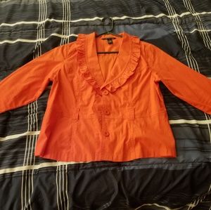 Blood orange blazer